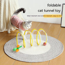 Folded Cat Tunnel Spring Toy