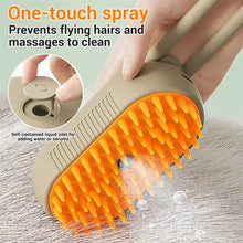 Cat Steam Brush Steamy Dog Brush 3 In 1 Electric Spray Cat Hair Brushes For Massage