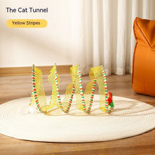 Folded Cat Tunnel Spring Toy