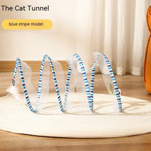 Folded Cat Tunnel Spring Toy